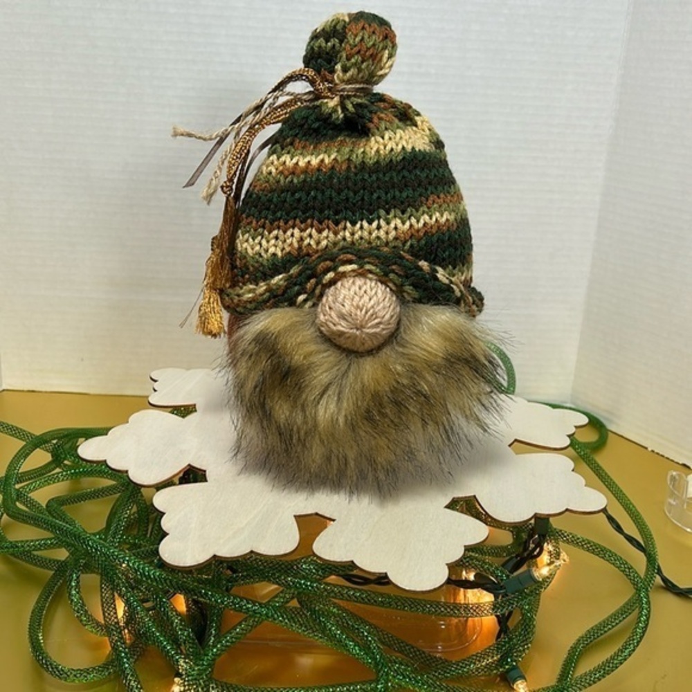 🌲🌲🌲Cute little rustic Gnome. Handmade.